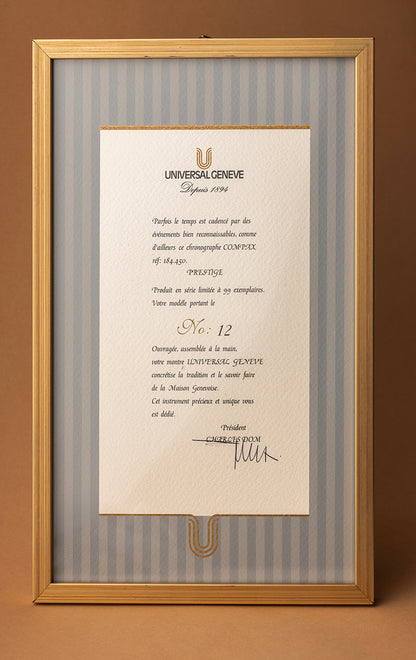Universal Geneva Compax Limited Edition