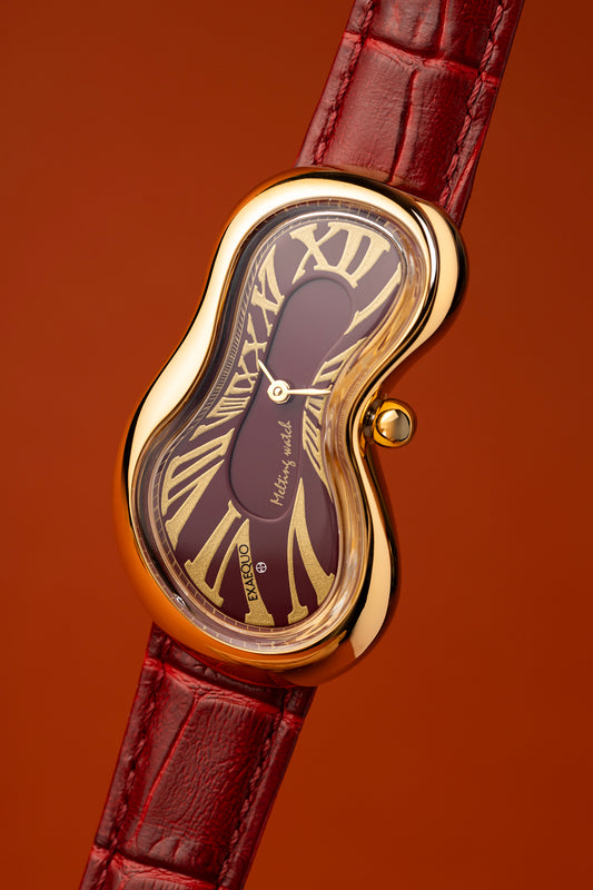 Exaequo Melting Watch Burgundy