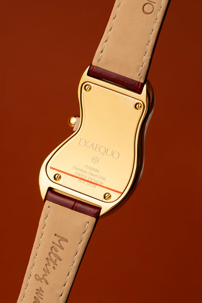 Exaequo Melting Watch Burgundy
