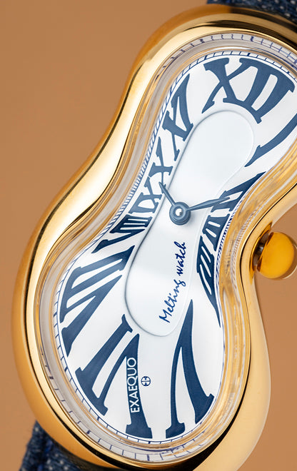 Exaequo Melting Watch Denim Gold